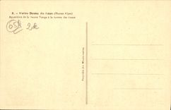 CPA Notre Dame Du Laus Apparition de la Sainte Vierge a la grotte des Fours 