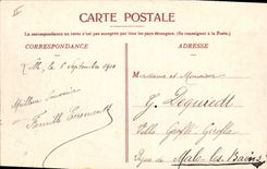 VINTAGE POSTCARD Lille Faculty of Science and Protestant Temple