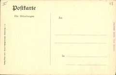 VINTAGE POSTCARD Protestant Church Mulhouse