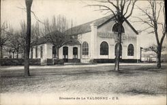 VINTAGE POSTCARD Beer Brewery of Valbonne