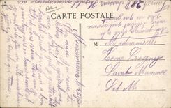 VINTAGE POSTCARD Beer Brewery of Valbonne