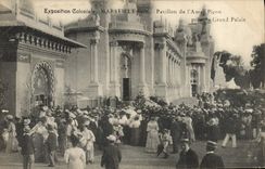 CPA Biere Brasserie Exposition coloniale Marseille Pavillon de l'Amer Picon