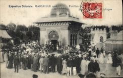 CPA Biere Brasserie Exposition coloniale Marseille 
