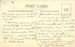 VINTAGE POSTCARD Illustrator Children ass Right Mule