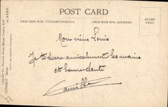 CPA Illustrateur Homme Tombes Cimetiere Donald McGill