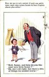 VINTAGE POSTCARD Illustrator Child Schoolboy