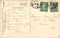 VINTAGE POSTCARD Illustrator Child Schoolboy