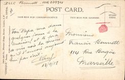 VINTAGE POSTCARD Illustrateur Marine Child I coils has lassy