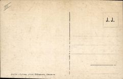 VINTAGE POSTCARD Winter sports Ski Lime the Funds Toboggan