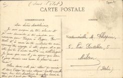 VINTAGE POSTCARD Winter sports Ski the Vosges Bobsleigh going has any pace