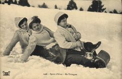 CPA Sports d'hiver Ski en toboggan