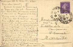 Esquí Briançon de los deportes de invierno de Dauphine de la POSTAL de la VENDIMIA