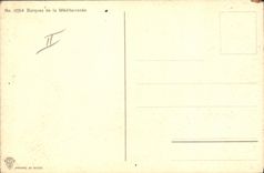 VINTAGE POSTCARD Sailing Boat Boats of the Mediterranean