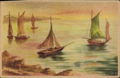 CPA Bateau Voilier 