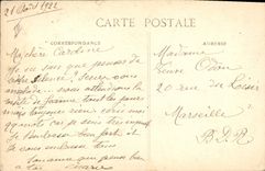 CPA Militaria Fetes de la Victoire 14 juillet 1919 Le defile Troupes americaines