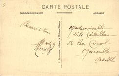 VINTAGE POSTCARD Militaria Castle Thierry Monument of the 3rd division of the army of the United States