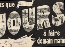 CPA Militaria Encore Jours a faire demain matin 