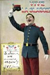 CPA Militaria Vive la classe