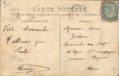 CPA Militaria vive la classe