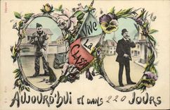 CPA Militaria Vive la classe