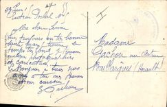 CPA Militaria Femme 1792 1915 Cocarde