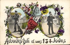 CPA Militaria Vive la classe