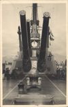 CARTE PHOTO Bateau Guerre 