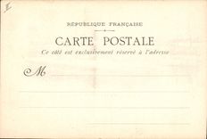 CPA Bateau Guerre Alger La defense mobile 