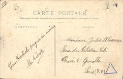 VINTAGE POSTCARD Boat War Against destroyer under tests