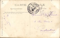 CARTE PHOTO Tunisie Tunis Bateau Guerre 