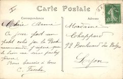 VINTAGE POSTCARD Theater Rennes Theater