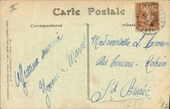 CPA Theatre Rennes Tramway Dubonnet 