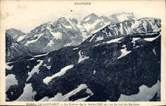 CPA Le Lautaret Le Glacier de la Meije vu du col du Galibier