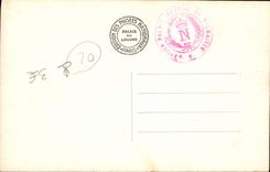 VINTAGE POSTCARD Castle De Malmaison Room of the Josephine empress