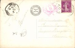 VINTAGE POSTCARD Malmaison Frontage of entry