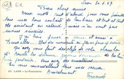 MODERN CARD Laon the funicular