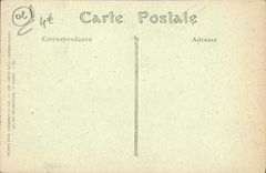 VINTAGE POSTCARD Laon Old Cathedral Fragment of a pink open on the Western frontage of the arm of the transept