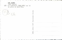 MODERN CARD Gap the Cathedral Seen of the Hill of Saint Lie