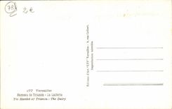 CPA Versailles Hameau de Trianon La laiterie