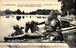 CPA Versailles Parterre d'eau Bassin du Nord La Garonne 