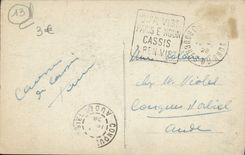 VINTAGE POSTCARD Blackcurrant Creek Bay of Enveau