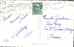 MODERN CARD Blackcurrant the Creek of Miou Port