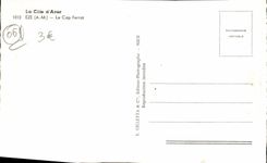 POSTAL MODERNA dimensión del azul de Eze el cabo Ferrat