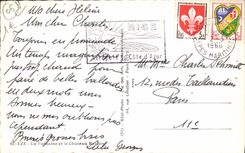 La dimensión de la POSTAL de la VENDIMIA del azul de Eze la fuente y el Barlow se escuda