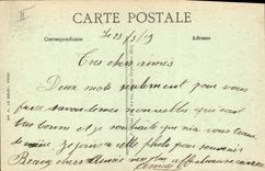 POSTAL Metz de la VENDIMIA el Mosela y el templo protestante