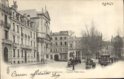 Jardín público santo de protesta Jean del templo de Nancy de la POSTAL de la VENDIMIA