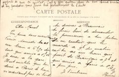 POSTAL Beauvais de la VENDIMIA el templo protestante