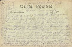 POSTAL Orleans de la VENDIMIA el templo protestante