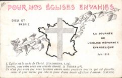 La POSTAL de la VENDIMIA para nuestra iglesia invadió el templo del templo del St Quentin de Thann Reims