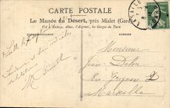 VINTAGE POSTCARD Museum of the desert Claude Brousson Lawyer at the Parliament and Pasteur